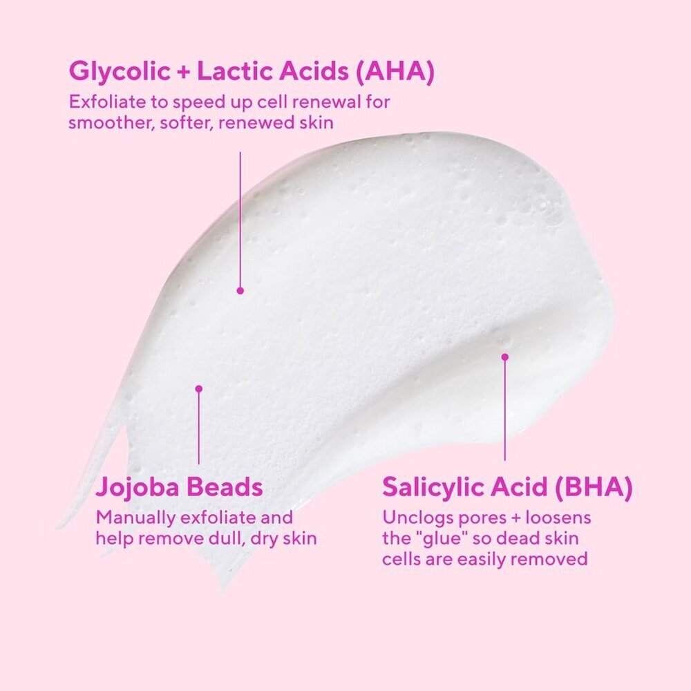 AHA/BHA Exfoliating Cleanser - Triple-Action Cleansing Exfoliator with Salicylic - Picture 4 of 7
